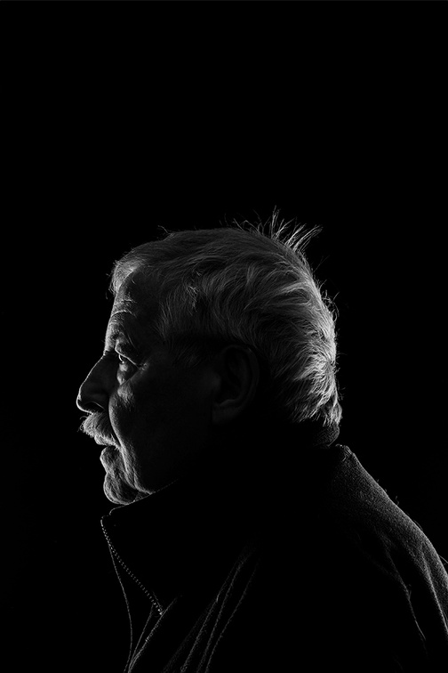 Selbstportrait, Schattenriss