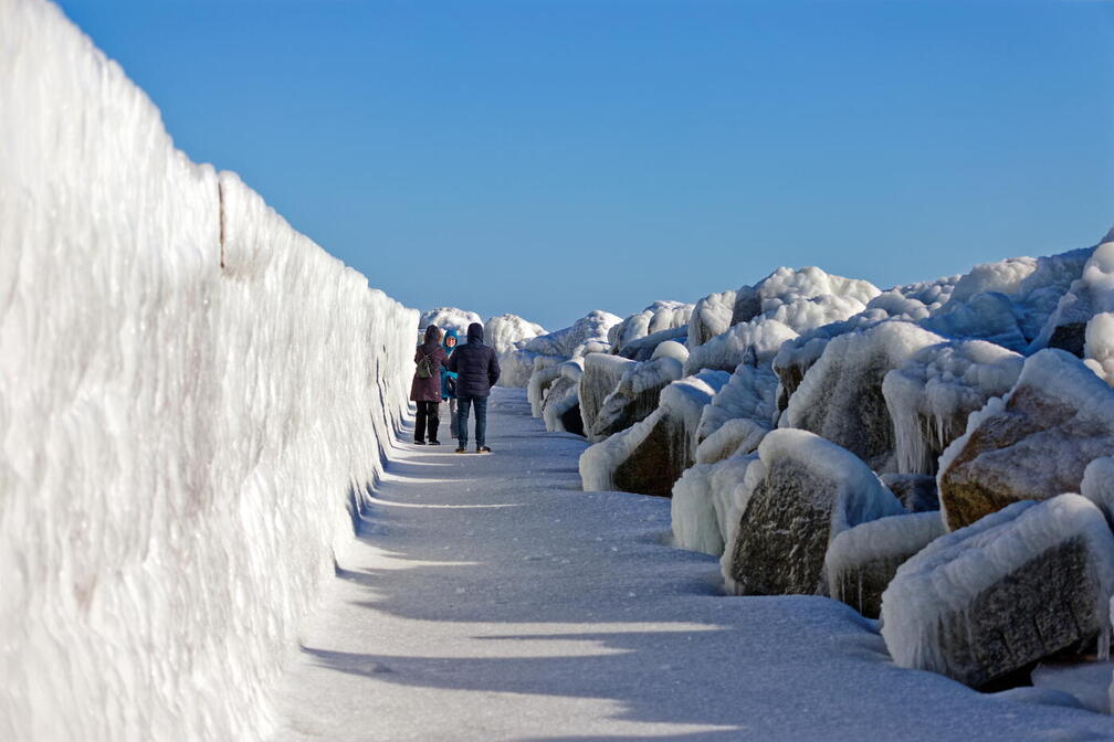 Winter an der Ostsee